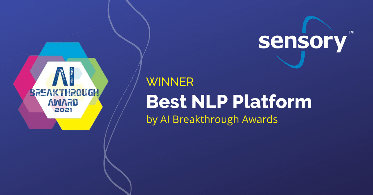 Alt Text2021 AI Breakthough Award for 